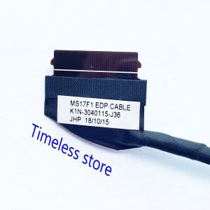 호환 MSI MS17F1 30PIN led lcd lvds 케이블 K1N-의 기능 3040115 -H39 -H58 -J36
