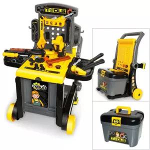 유닛키즈 디럭스 카트 공구놀이세트 생일선물 남아 조카 장난감 직업 직업놀이 역할