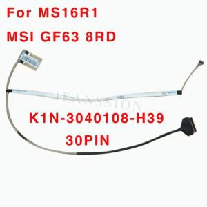 호환 MSI GF63 8RD MS-16R3 화면 LCD LVDS 비디오 케이블 K1N-용 새 3040108 -H39 30핀