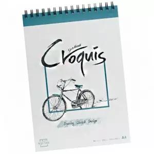 크로키 스케치북 A4 105g 80매 그린 1권 미술 디자인