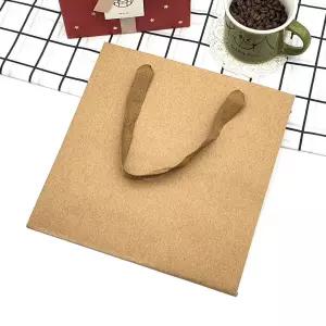 크라프트 정사각 종이가방 M