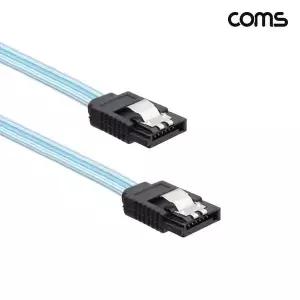 SATA3 032GNZ72 하드 HDD 케이블 6Gbps 클립 플랫 Flat 투명 50cm 6개입