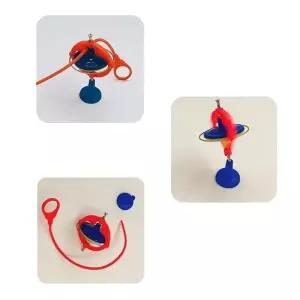 [창의와 날개] 지구팽이 자이로팽이 회전팽이 x 5세트 학교 단체 재미있는 교구