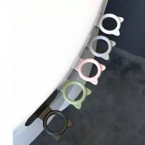 다용도 실리콘 만능 변기 커버 화장실 손잡이 수납 고리