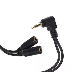 스테레오 572XXI98 연장 케이블 젠더 4극 2분배 Y형 AU BD042