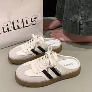 여성용 투라인 디플로우 스니커즈 운동화 슬리퍼 샌들