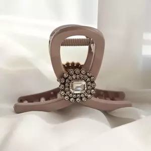 여자 빈티지 브로치 큐빅 꼬임 미니 집게핀_3