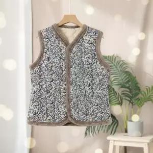 [하프클럽/]여성 플리스 FW 방한 조끼 실내복 퀼팅 조끼