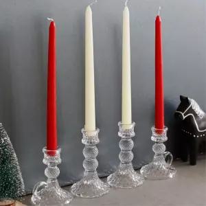 크리스마스 엔틱 캔들홀더 글라스 파티초 파티장식 메리크리스마스 성탄절파티 X-MAS