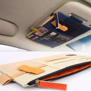 썬바이저 포켓 차량용파우치 카드보관홀더 차량용포켓