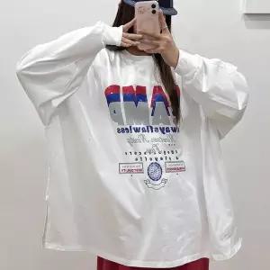 [하프클럽/] 캠프피그먼트롱티셔츠 GBX315M603 빅사이즈