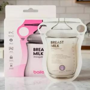 초유 저장팩 수유 출산 변온 모유 일회용 지퍼백 200ml 30개입