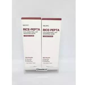 네시픽 라이스 펩타 콜라겐 필오프 마스크 70g x 2 필오프팩 탄력 광채 모공 스킨케어