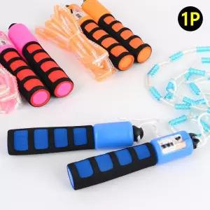 숫자카운터 꼬임방지 구슬끈 줄넘기2P 유산소운동 아빠 성인용