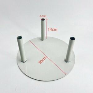 대형 종이꽃 받침대 원형 철제 베이스 웨딩 배경 설치 소품 스탠드