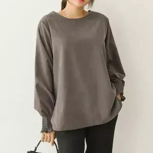 아이우먼 벨벳와이드블라우스 NBB046M509 빅사이즈 (41114015A)