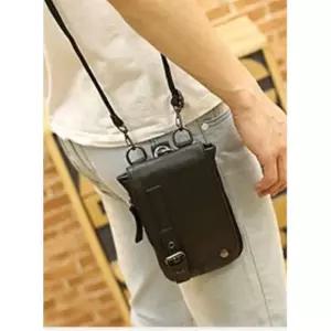 남성용 핸드폰파우치 패션크로스백 스트랩가방 손목줄