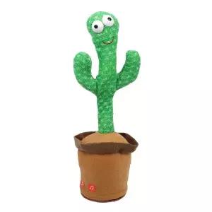 음성인식 댄싱 선인장 인형 반복 녹음 사운드 토이 책상 장식 인테리어 소품