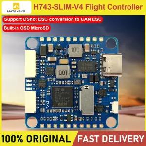 호환  MATEKSYS H743-SLIM-V4 비행 컨트롤러 입력 전압에 TVS 보호 FPV 레이싱 프리스타일 드론