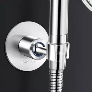 ( )무타공 360도 스텐 샤워기 거치대 욕실용_24597336