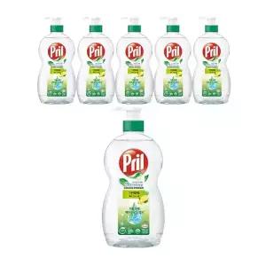 프릴 주방세제 그린파워 레몬그라스향, 700ml, 6개