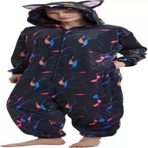 삼구 성인 원피스 할로윈 동물 코스프레 의상 잠옷 여성 남성용 홈웨어