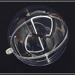 [2개구성] 9cm 크리스마스꾸미기 캡슐 파티용품 뽑기 투명공 4p 트너먼트 FAWCFD249