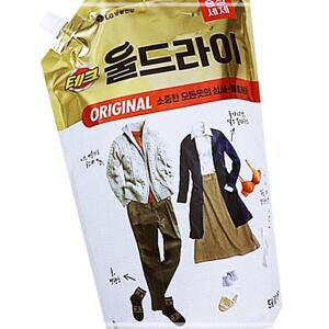 [2개구성] 샤인빈 테크 울드라이 오리지널 1.3L 세재 용품 비누 기세재 의류 옷 정장 교복 KWA2FF18