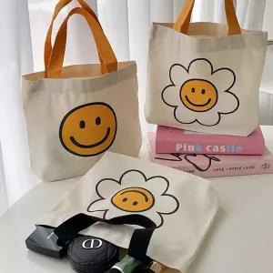 스마일데이지에코백 어린이 집 선생님선물 친구 생일 유치원 포장 답례 품 단체선물