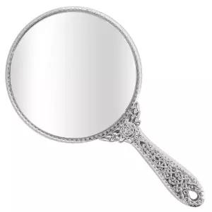 ( )GS공주경 원형(대 실버) 손거울 화장 메이크업 휴대용_24598435