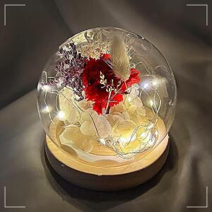 인크리코 원형 레드 인테리어 조명 선물 어버이날 스승의날 플라워 부부의날 카네이션 무드등 QWBFAB33