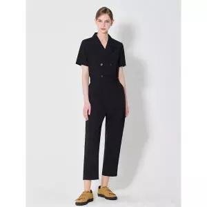 [하프클럽/]벨티드 더블 버튼 점프수트 (택가격 298000원)