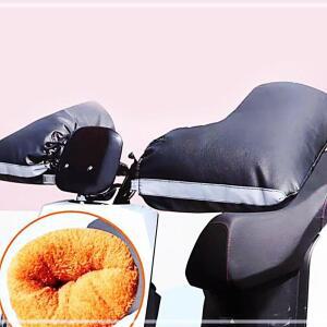 [2개구성] 보온 안감 털 유모차 자전거 킥보드 오토바이 겨울 방한 핸드워머 장갑 용품 핸들 KW9AB47A