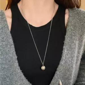 [아트박스]/다잇템 여성 롱 두꺼운 메탈볼 포인트 목걸이