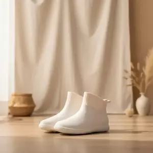 여성용 여름철 캐주얼 숏레인부츠