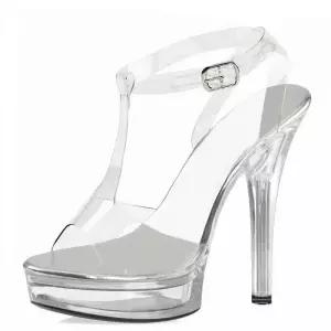 대회용유리구두 바디프로필 무대 머슬퀸즈 투명힐 모델 킬힐 피트니스대회 피트니스 선수