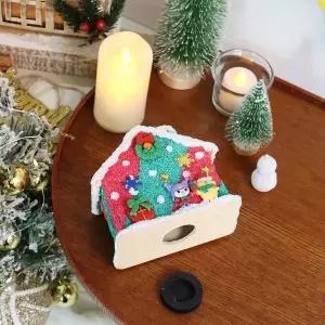 크리스마스 클레이하우스 저금통 DIY 패키지 (10개 묶음) 빵빵이