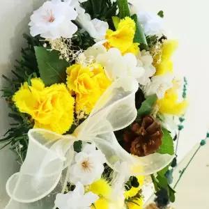 크리스마스 옐로우 플라워 DIY 패키지 (5개 묶음) 페스티벌 메디크림