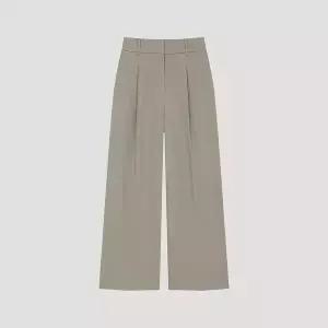 [롯데백화점]리스트 포멀 원턱 와이드 팬츠 TWWSLP72050