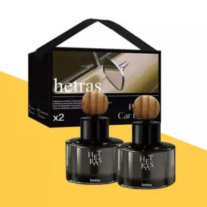 헤트라스 차량용 디퓨저 선물세트 77ml 2개 블랙체리향 고급 차량 방향제