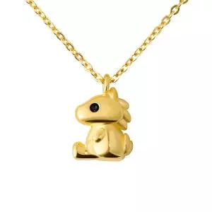 [뽀르띠] 순금 24K 1.875g 말띠 붉은말 돌목걸이