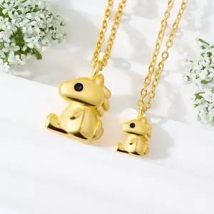 [뽀르띠] 순금 24K 7.5g 말띠 붉은말 돌목걸이