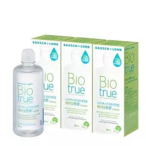 바이오트루 300ml x 3개 소프트 렌즈 세척액