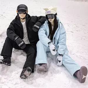 보드복세트 방풍스키복 겨울스키웨어 스키장패션 눈썰매복