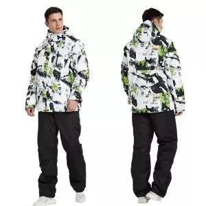 스키복 겨울 스키 야외 스노우 통기성 남성용 따뜻하고 및 방수 세트