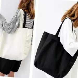 빅사이즈 숄더백 남녀공용 대용량 에코백 캔버스 토트백