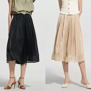 [NS홈쇼핑]쉬폰 플리츠 스커트 팬츠 2종세트[35750930]