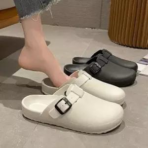 생활방수 뮬스릴퍼 남여공용슬리퍼 버클샌들 경량 WFB58EC