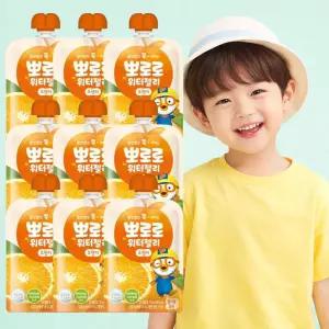 40개 세트 오렌지 뽀로로 워터젤리 어린이 과일 젤리 아이들 단체간식 키즈 유아 학교 학생 맛있는 짜먹는