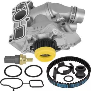 HYR 엔진 워터 펌프 키트 폭스바겐 제타 2013-2010 패스 2008-2010 티구안 2009-2016 비틀 CC Eos GTI